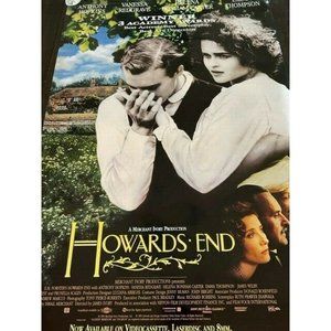 Movie Theater Cinema Poster vtg Lobby Card 1993 Howards End Anthony Hopkins Emma